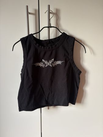 Black Crop Top