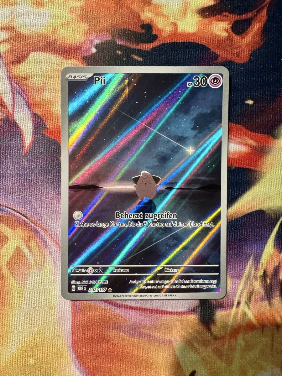 Pokémon Sammelbilder & Trading cards: Pii 202/197 Illustration Rare OBF – Neu (gemäss Beschreibung) aus Böckten von LarsVegas44