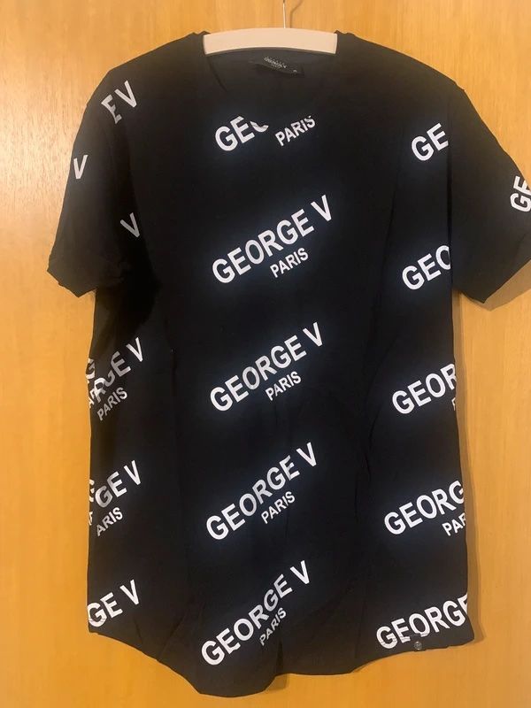 T-shirt: T-SHIRT NOIR GEORGE V, neuf – Nuovo (secondo la descrizione) da Courrendlin venduto da deb_7jxd