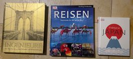 3x DK Bildbände Set: Ingenieure / Reisen / Typisch Japan