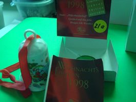 Weihnachtsglocke 1998 Hutschenreuther, neu OVP