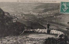 LA   CAROLINE  - Point de vue  - Frontière Franco-Suisse