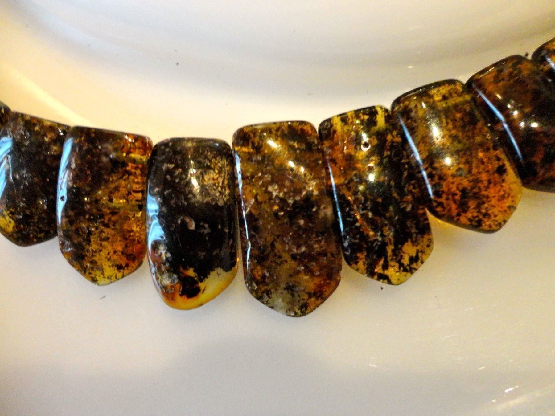 Catenine: Halskette mit Bernstein/Ambre/Amber echt – Nuovo (secondo la descrizione) da Biberist venduto da tl-schmuck 4