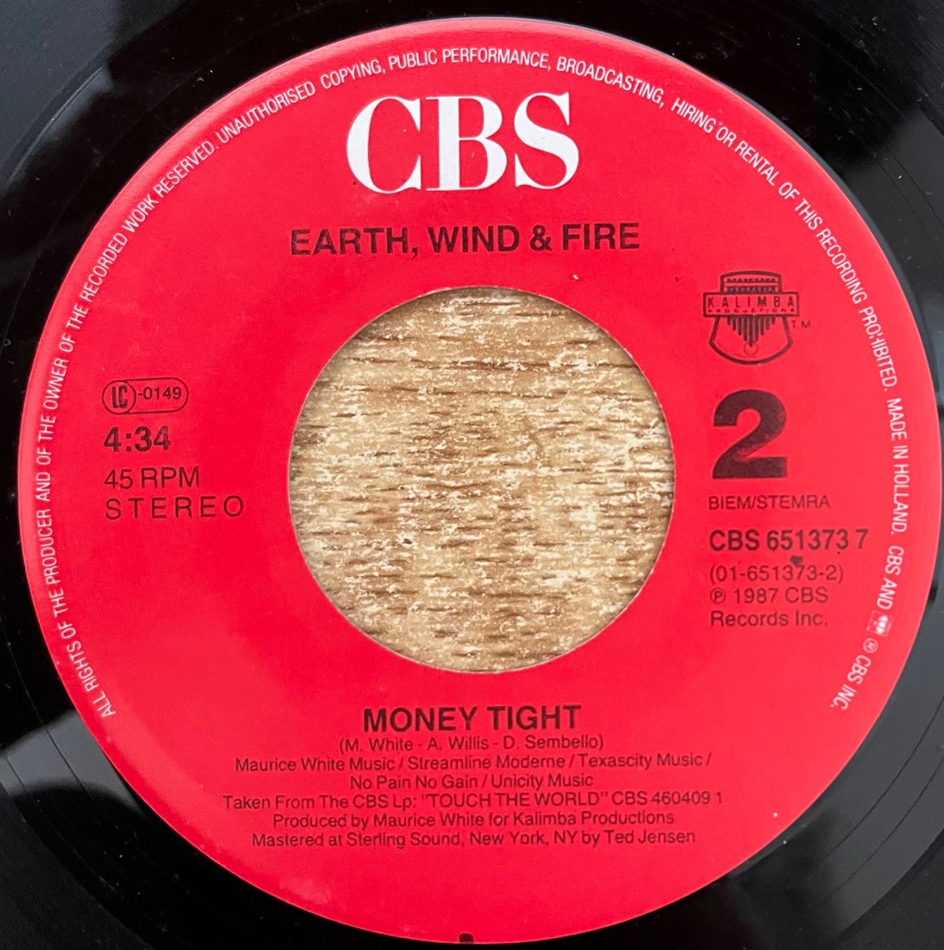 Vinyles: EARTH, WIND & FIRE - THINKING OF YOU – D'occasion à Bussigny par vinyl-pas-cher 3