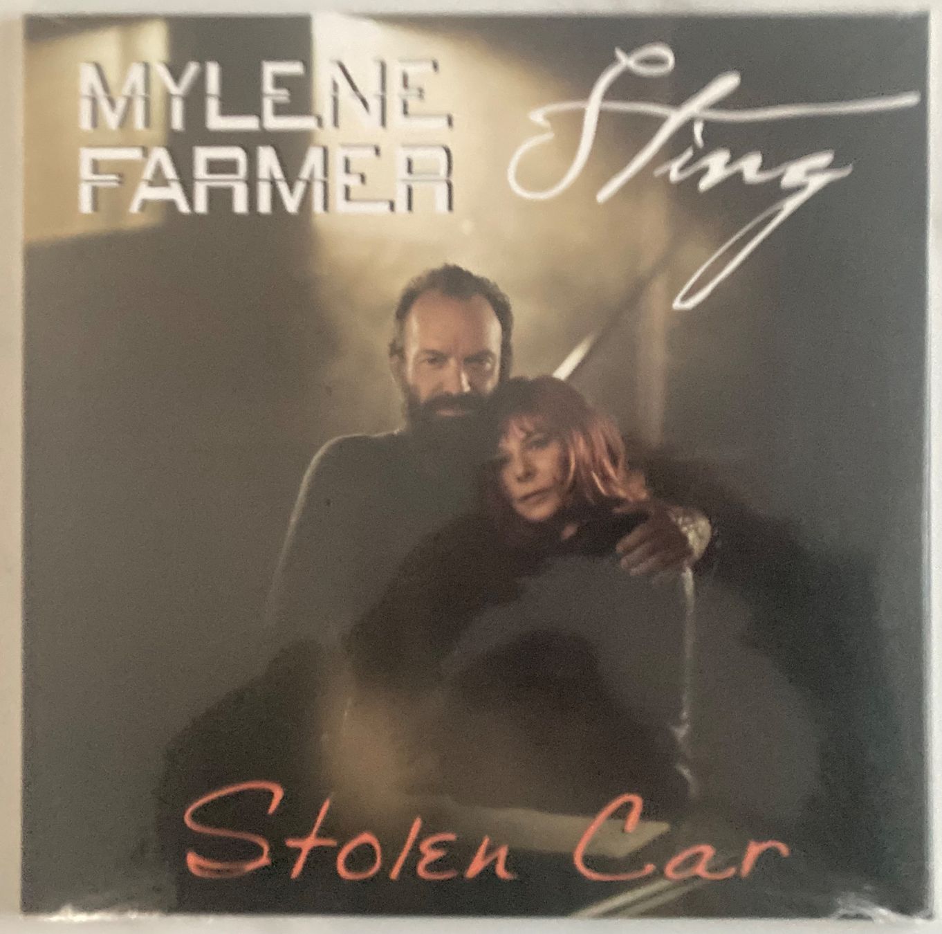 Dischi in vinile: MYLÈNE FARMER / STING - STOLEN CAR – Nuovo e nell'imballaggio originale da Poliez-Pittet venduto da Newtown-Records