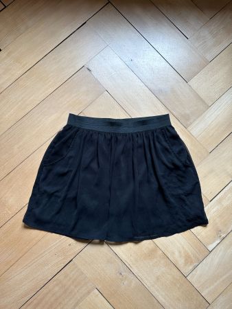 STRADIVARIUS - Chiffonrock schwarz S