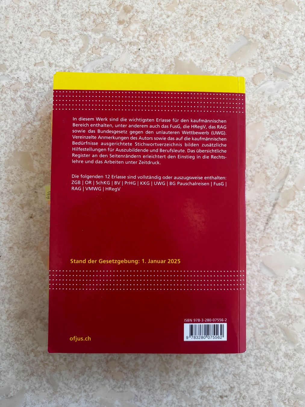 Livres: ZGB/ OR Buch – D'occasion à Brüttelen par mat_s57p 1