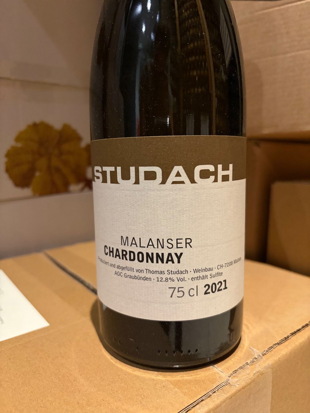 Studach Wein: Thomas Studach Chardonnay 2021 – Neu und originalverpackt aus Liestal von Rockthat 1