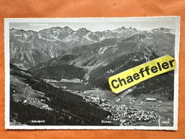 Davos Ansichtskarte, alt, Rarität, mit Schwägalp