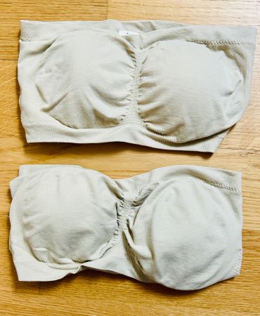 2 hautfarbene Bandeau, M, fast neu von Urban Classics