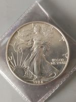 Silbermünze American Eagle 1oz FeinSilber, Jahrgang 1988