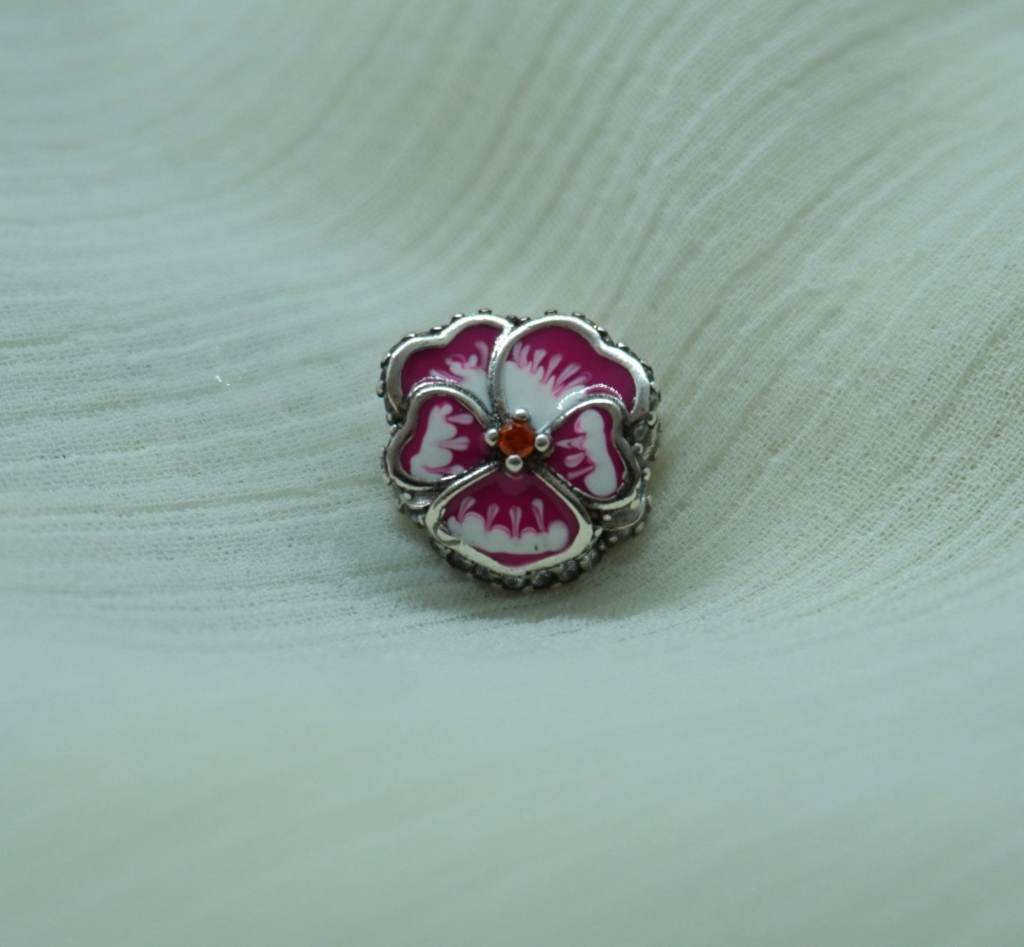 Ciondoli: Charm rosa Blüte zu Pandora Silber 925 – Nuovo (secondo la descrizione) da Niederbüren venduto da Fidi5