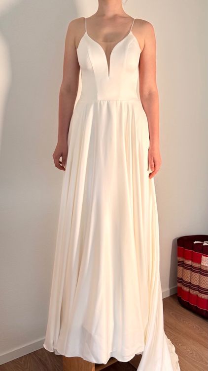 Vestiti: Minimalistisch Hochszeitskleid Melory Bridal Rückenfrei – Nuovo e nell'imballaggio originale da Zürich venduto da mia_v5l8 1