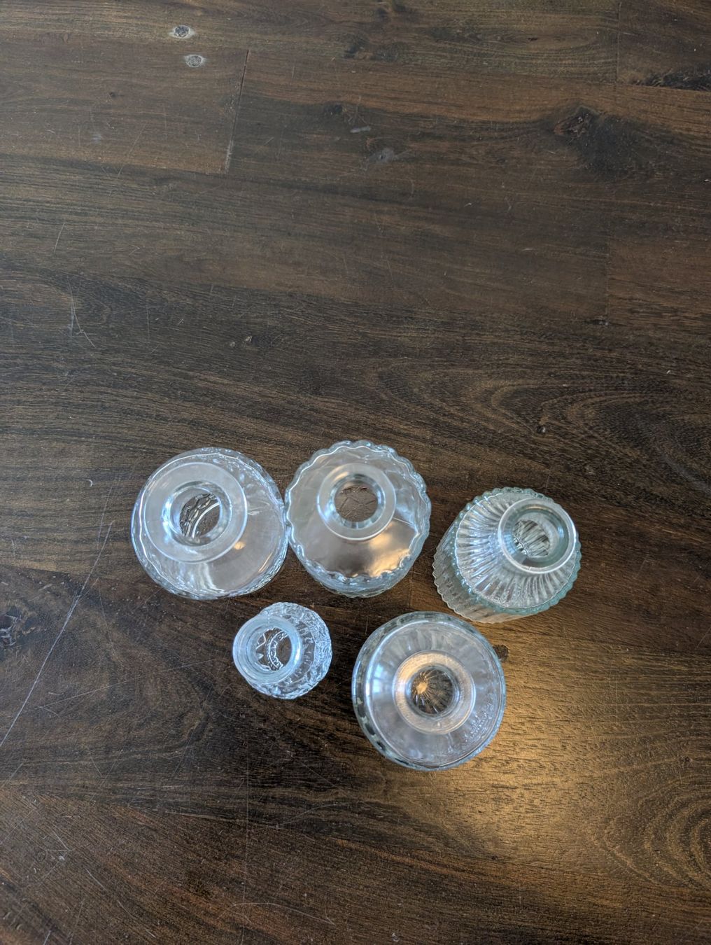 Vasen & Gefässe: Deko Vasen Glas Vintage Style, 5er Set – Neu (gemäss Beschreibung) aus Sursee von Sen.Lu 2