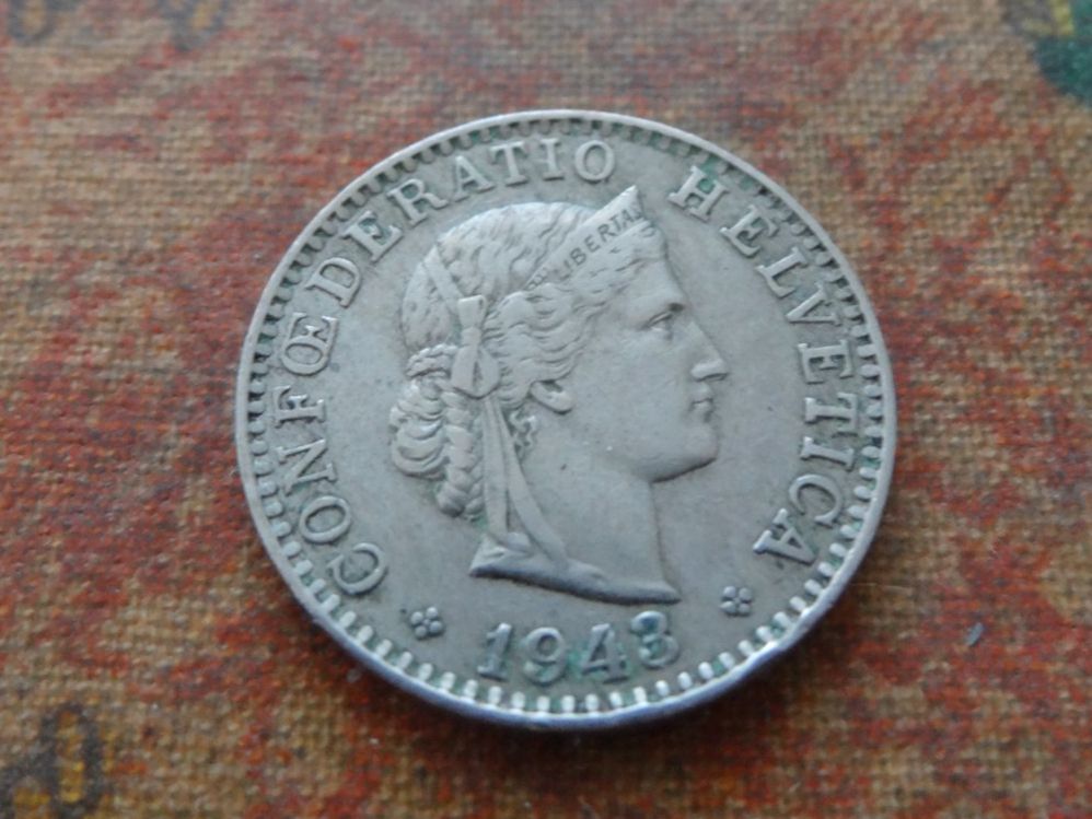 Tutti le monete: 20 Rp. 1943 – Usato da Romanel-sur-Lausanne venduto da Swift13