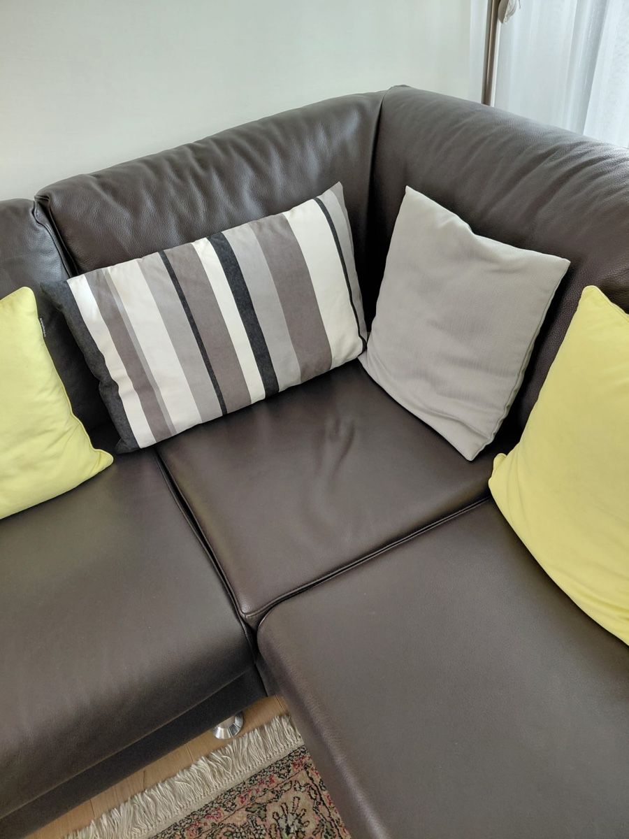 Divani: Ecksofa dunkelbraun Leder - Gemütlich & Top Zustand – Usato da Itingen venduto da nat_82hs 3