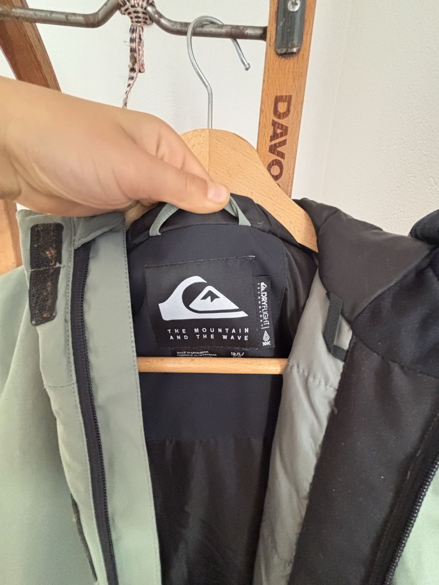 Quiksilver Giacche & Cappotti: Ski jacket Quiksilver green and black  – Usato da Bern venduto da wisemagpie 8