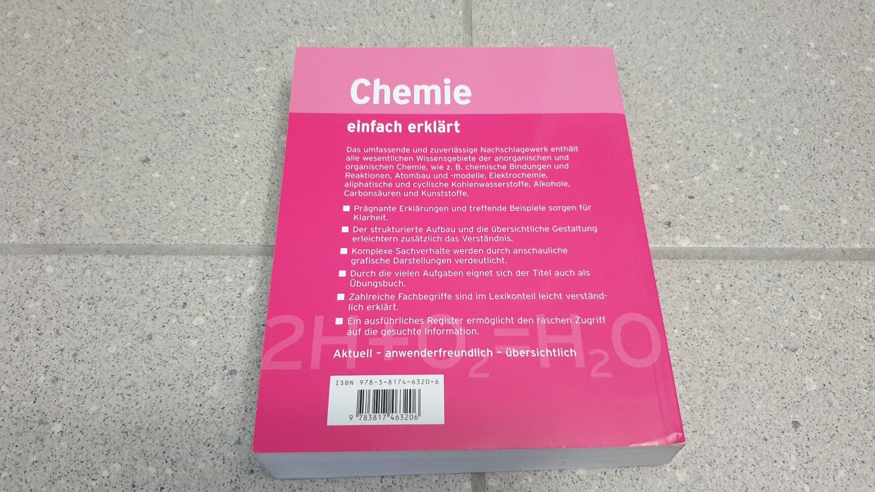 Livres: Chemie einfach erklärt – D'occasion à Stäfa par Supertramp73 1