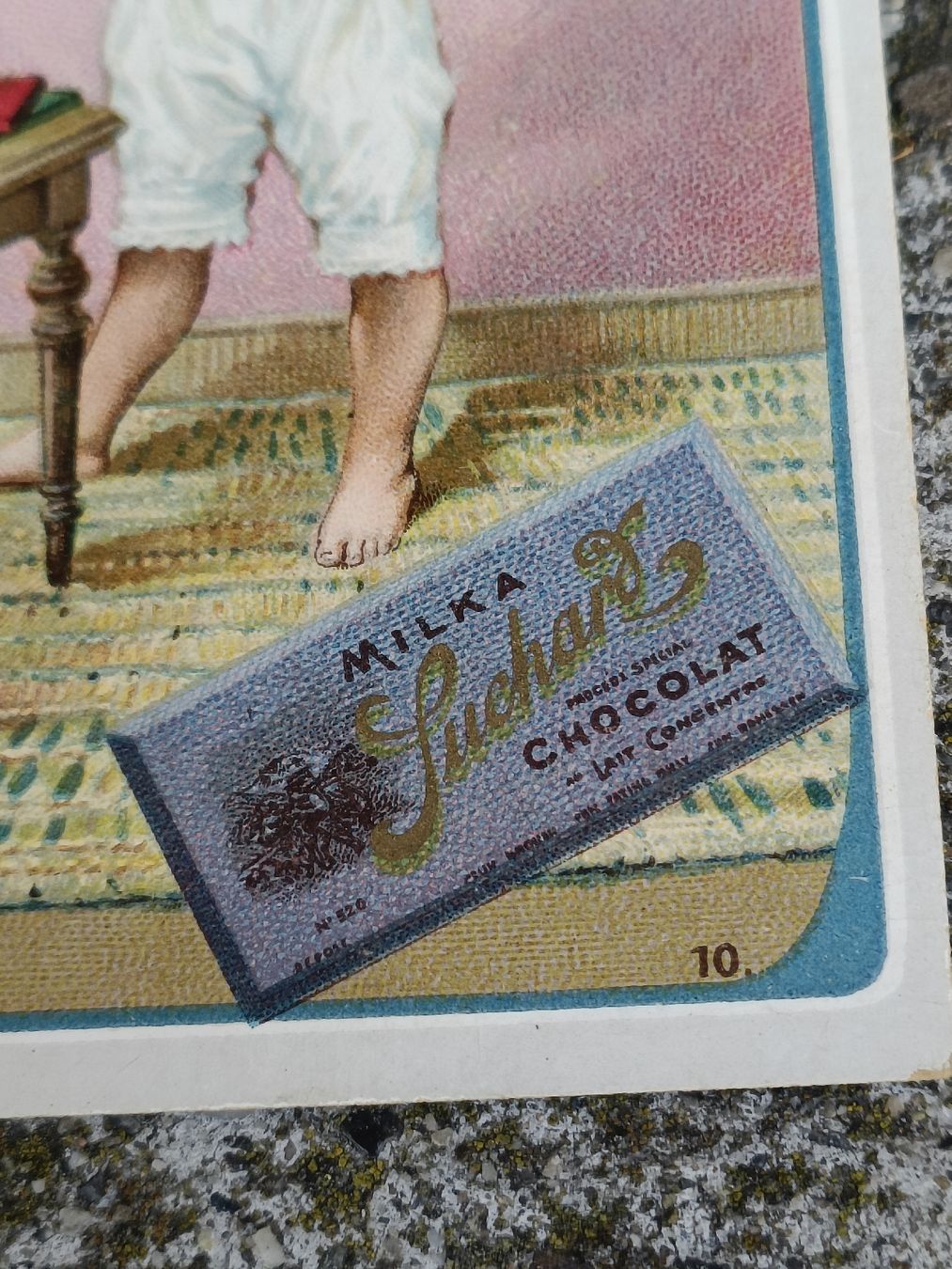 Suchard Sammelbilder & Trading cards: Litho Sammelbild / Chocolat Suchard ca. 1910 – Gebraucht aus Brugg AG von Ente015 1