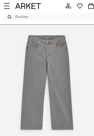 ARKET Shore Jeans Grau 28