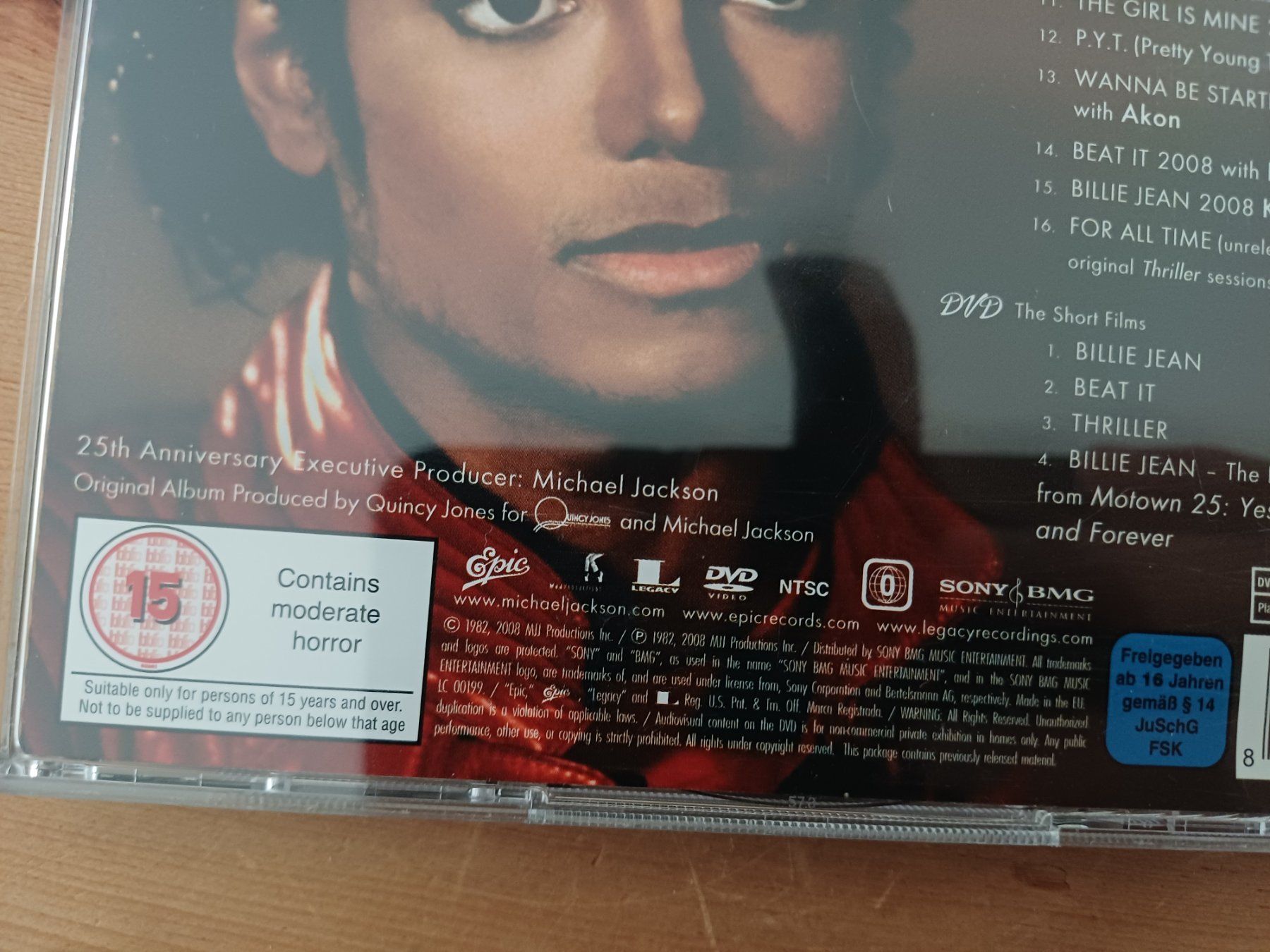 CD: Michael Jackson Thriller  - 25th Anniver. Ed. (CD/DVD) – Usato da Jona venduto da Rreto71 6