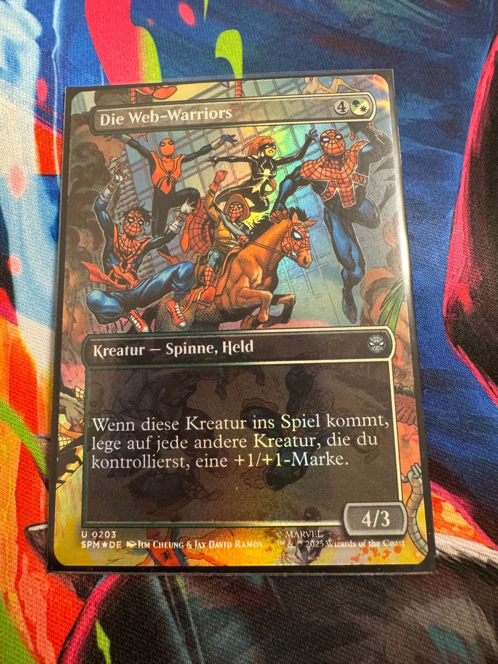 Magic The Gathering Carte collezionabili: Die Web-Warriors - Foil - Marvel's Spider-Man - Magic – Nuovo (secondo la descrizione) da Bülach venduto da Pfrenzel