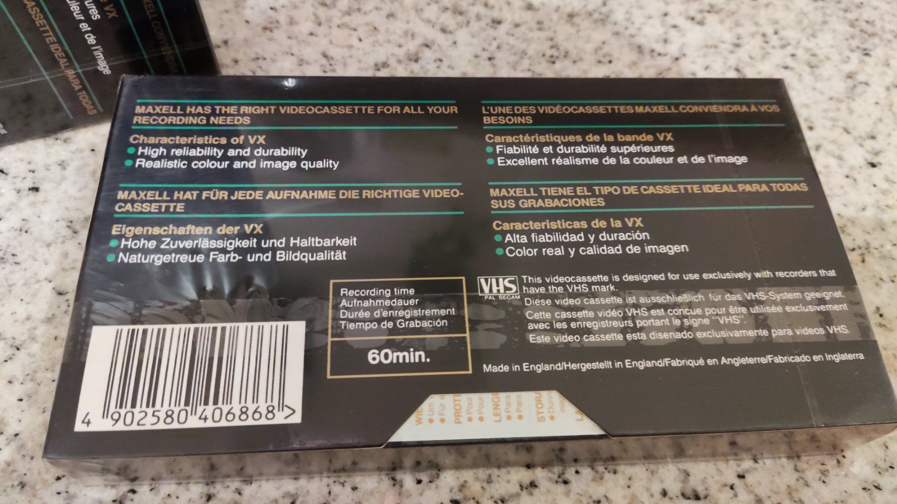 Alle VHS: VHS-Kassetten VX60 – Neu und originalverpackt aus Schongau von Retro_Shop 2