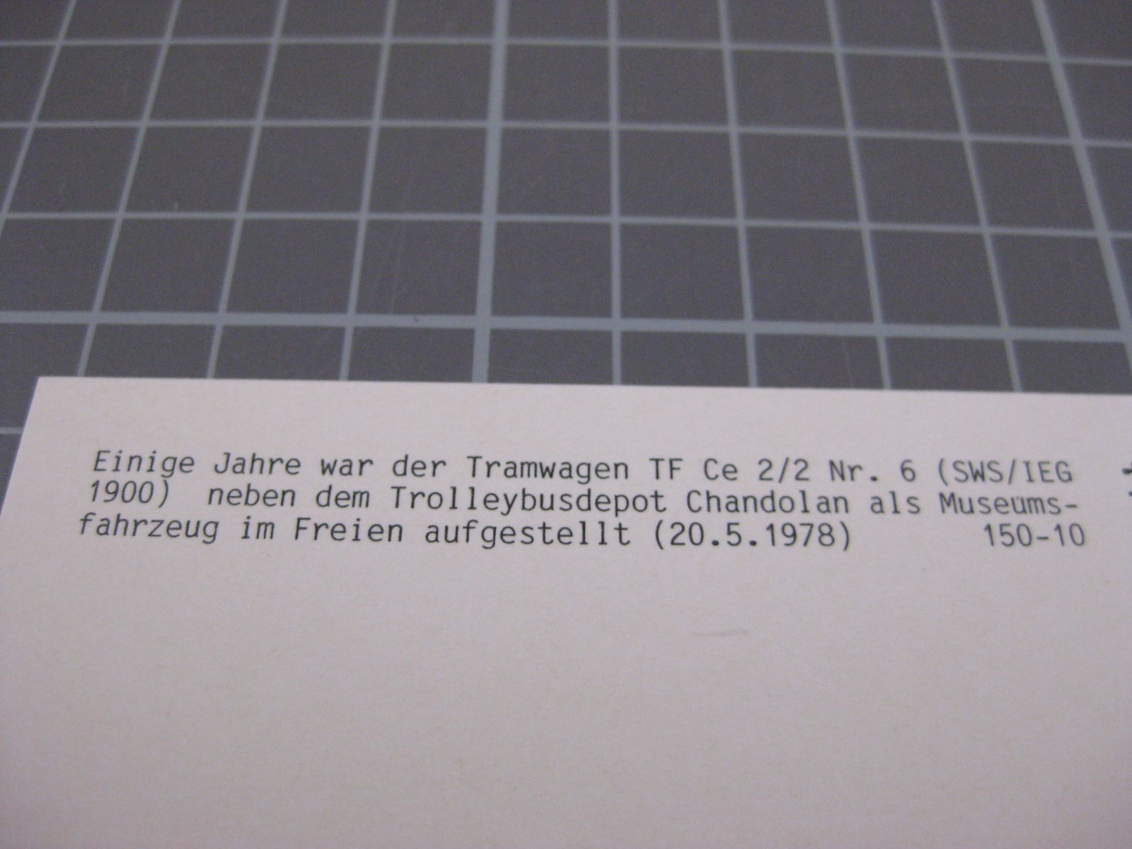 Cartoline postali: AK Tram aus Fribourg – Nuovo (secondo la descrizione) da Malters venduto da Marosko 2