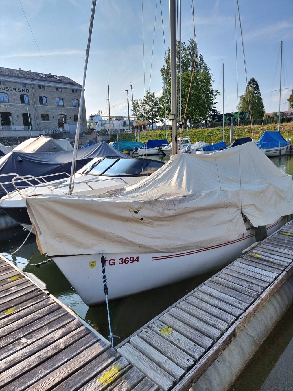 Bateaux: Segelboot Bradwell 18 mit Trailer am Bodensee – D'occasion à Waldstatt par NasserSchnee 1
