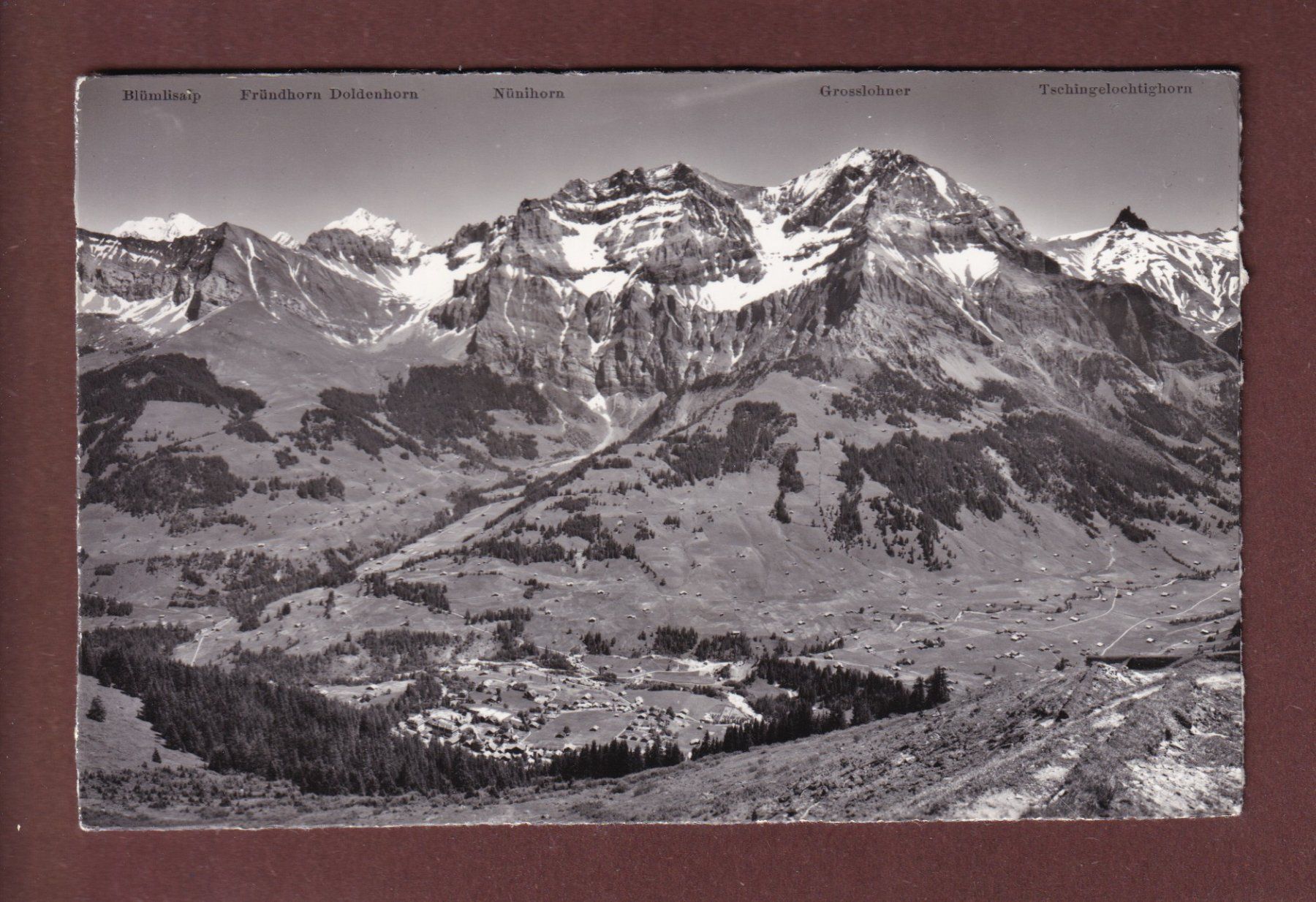Cartoline postali: Sesselbahn SCHWANDFELDSPITZ - Adelboden - 1963 – Usato da Pully venduto da nicecards-shop