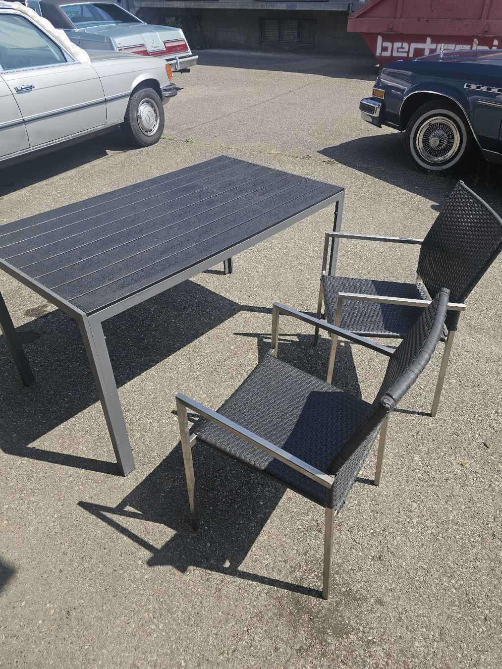 Tische: Gartentisch mit 4 Stühlen Aluminium  – Gebraucht aus Meisterschwanden von Luluku 1