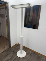 Büro Stehleuchte weiss/chrom, 180 cm