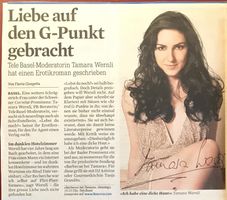 Tamara Wernli Autogramm signiert Magazinbild 15x18cm