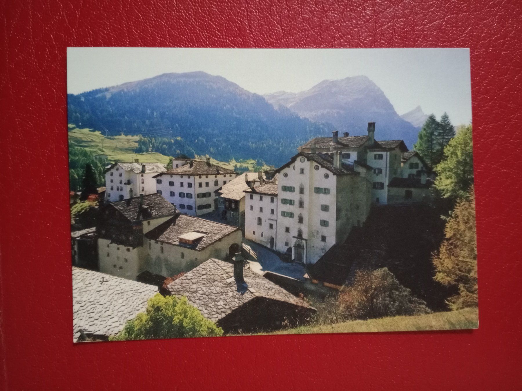 Ansichtskarten: Splügen Graubünden Maison Albertini – Gebraucht aus Küttigen von Melisch1000