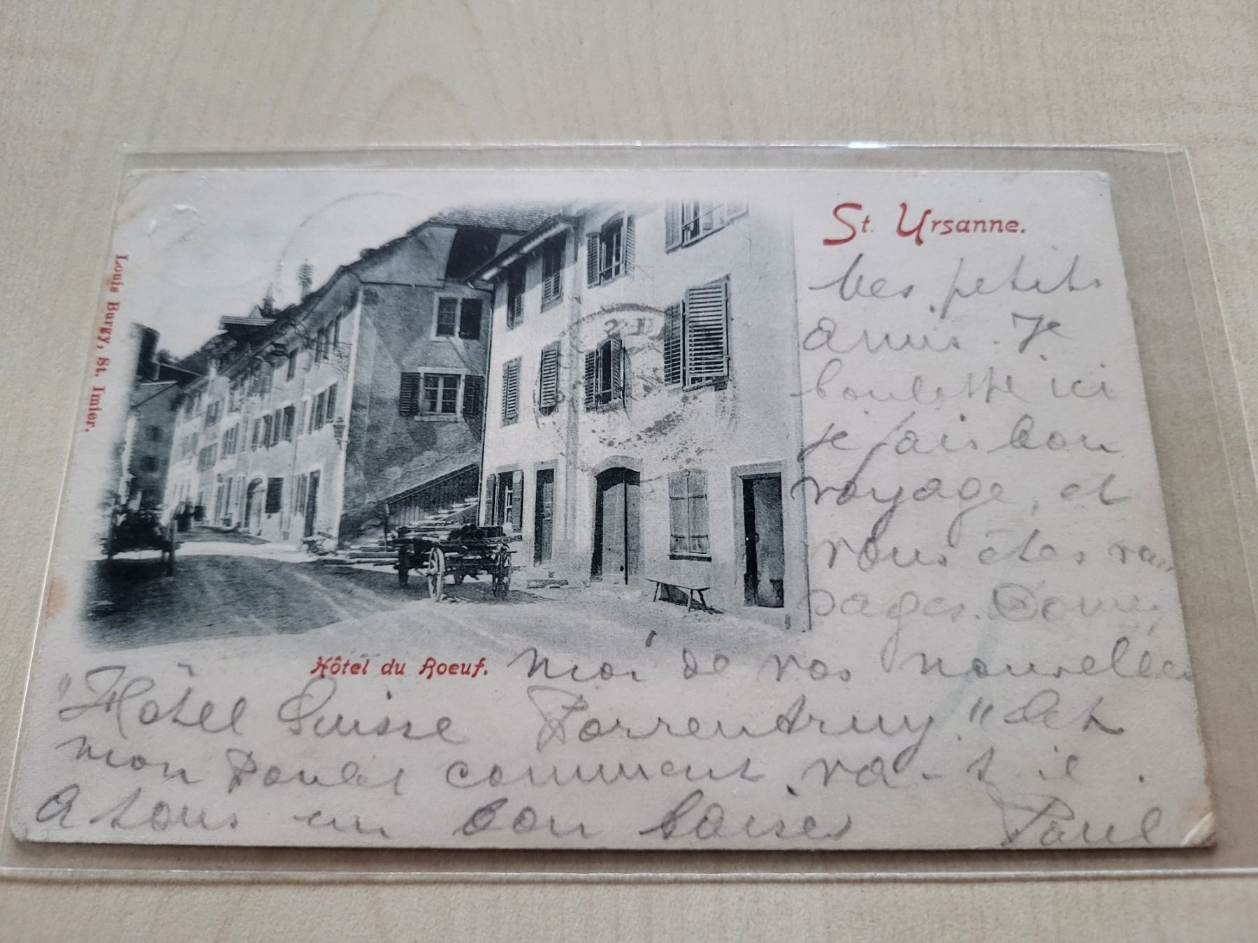 Cartoline postali: Carte postale de St-Ursanne – Usato da St-Ursanne venduto da kmi_6pyk
