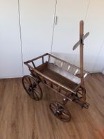 Antiker Leiterwagen / Deko-Handwagen aus Holz, Top! (53)