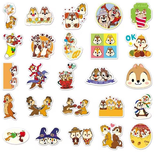 Sticker: Chip & Chap Comic Eichhörnchen Film DVD 50 tlg Stickerset – Nuovo e nell'imballaggio originale da Dättlikon venduto da easythings 3