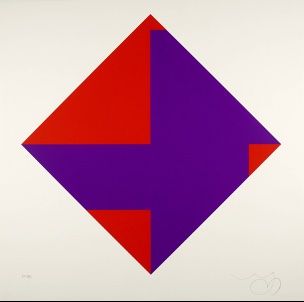 Dipinti: Composition concrète, 1973, Marcel Wyss – Usato da neuchatel venduto da cabinetjuliart 1