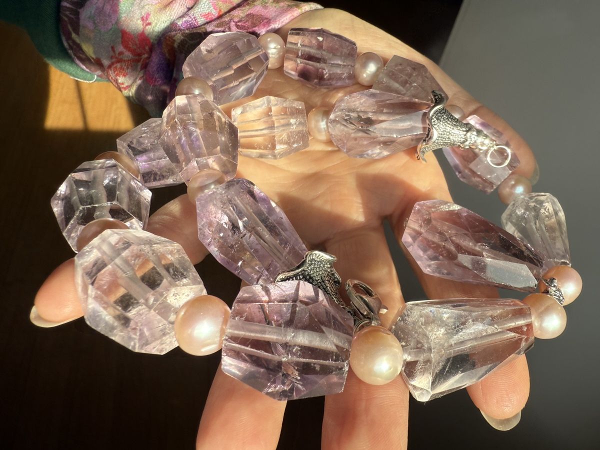 Catenine: Unikat - wunderschöne Amethyst Kette - NEU – Nuovo e nell'imballaggio originale da Basel venduto da Chili007 3