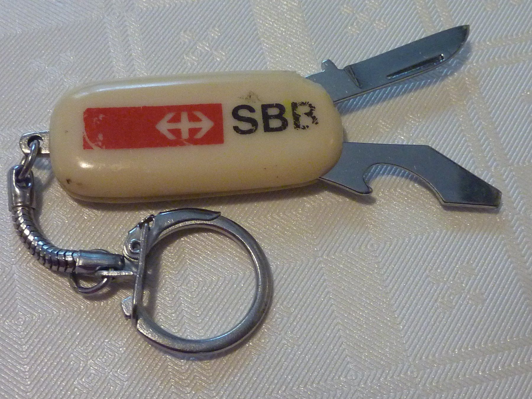 Taschenmesser: Vintage kleines Sackmesser SBB Berufsinformation – Gebraucht aus Dietikon von damaszen