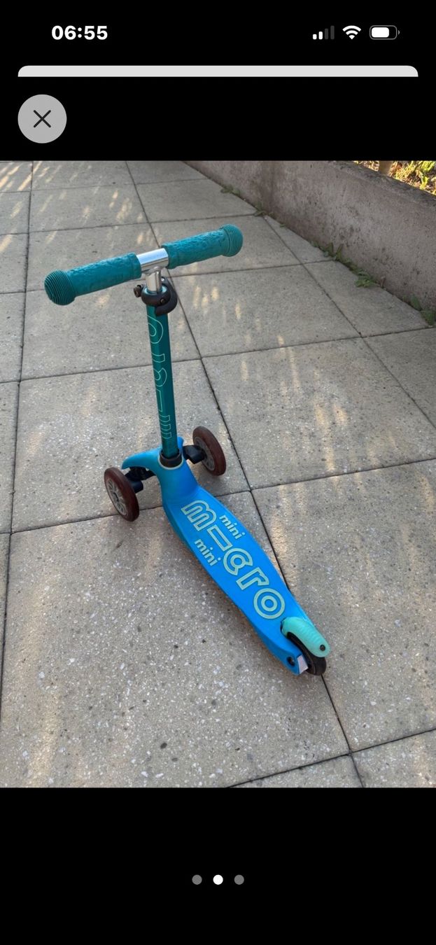 Micro Fahrzeuge für Kinder: Micro Mini Roller blau mi Helm – Gebraucht aus Oberengstringen von lor_8y27 3