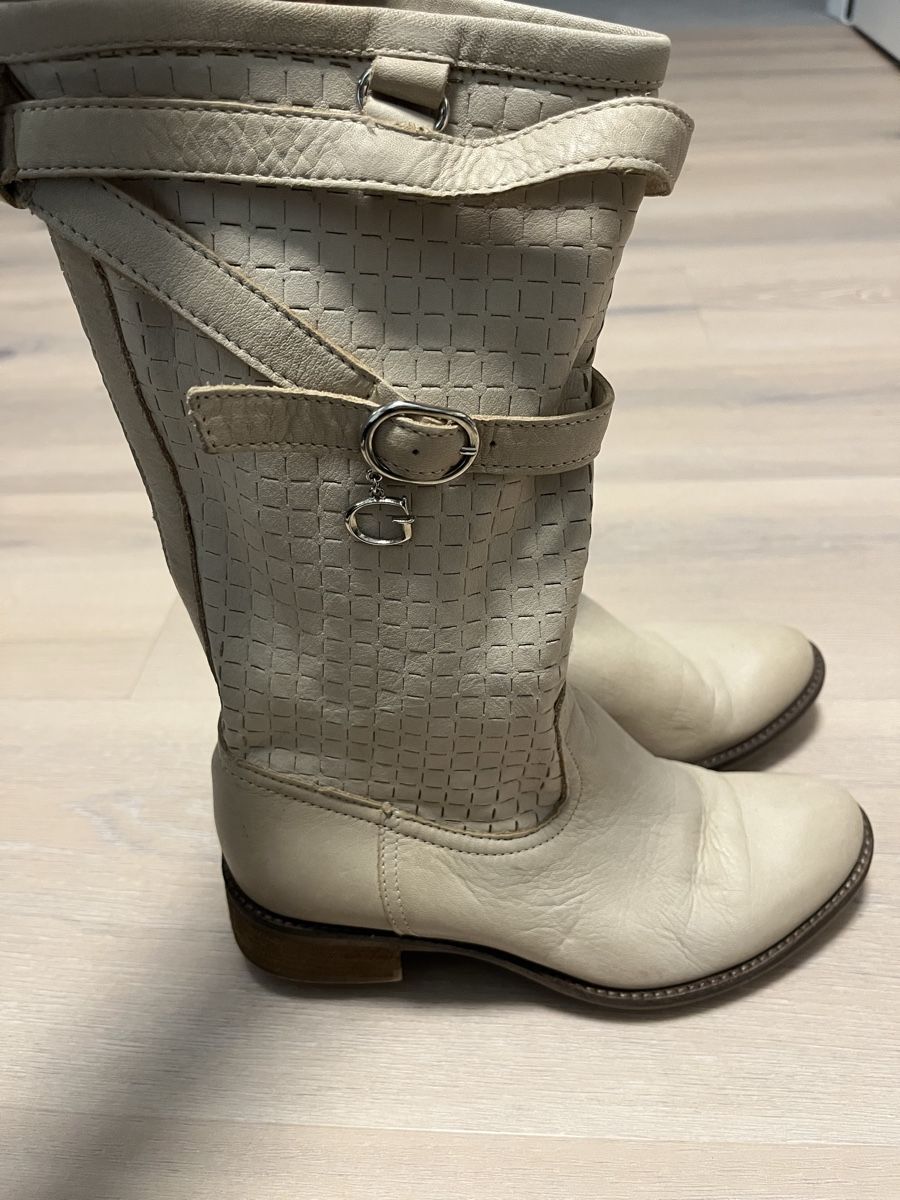 Guess Scarpe da donna: Lederstiefeletten Guess beige 36 – Usato da Birrwil venduto da vanyboo 4