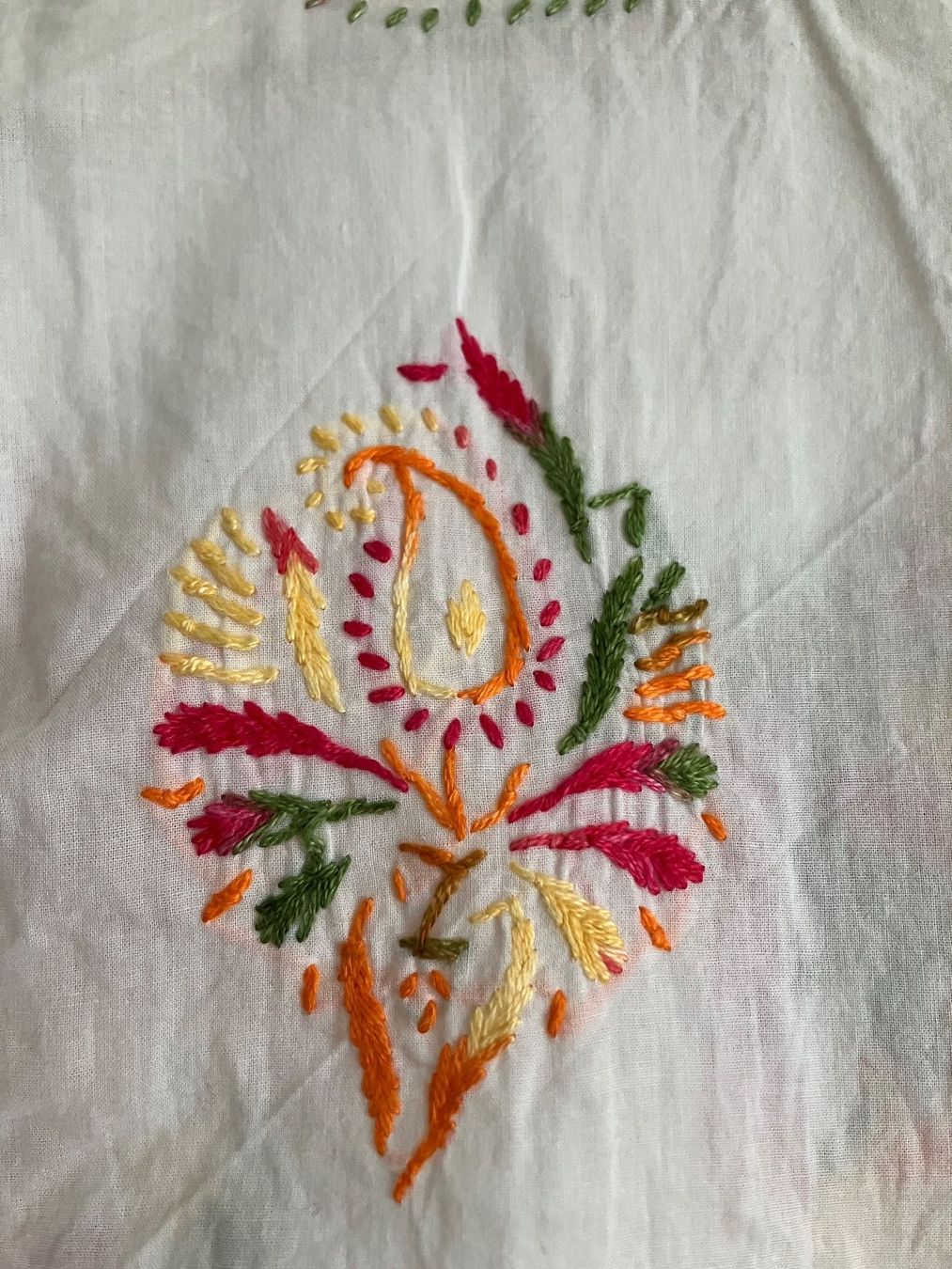 Tuniken: Gestickte Tunique, Grösse S, aus Baumwolle – Gebraucht aus Zürich von Janakpur 2