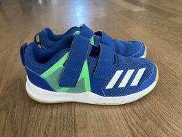 Adidas Sportschuhe blau grün mit Klettverschluss