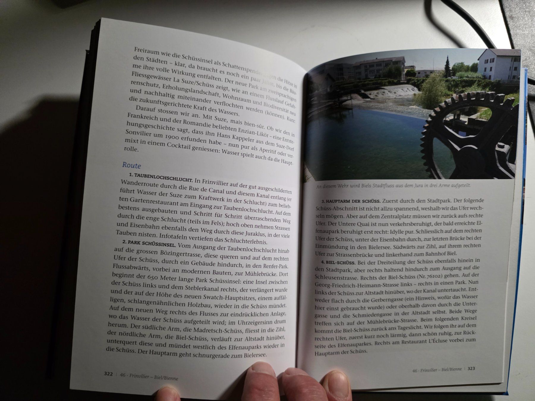Bücher: Wasser rauschen - Wanderungen Aare bis Birs - Daniel Anker – Gebraucht aus Walterswil BE von Lonitti 4