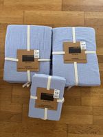 2x Musselin Bettwäsche 160x210 & 50x70
