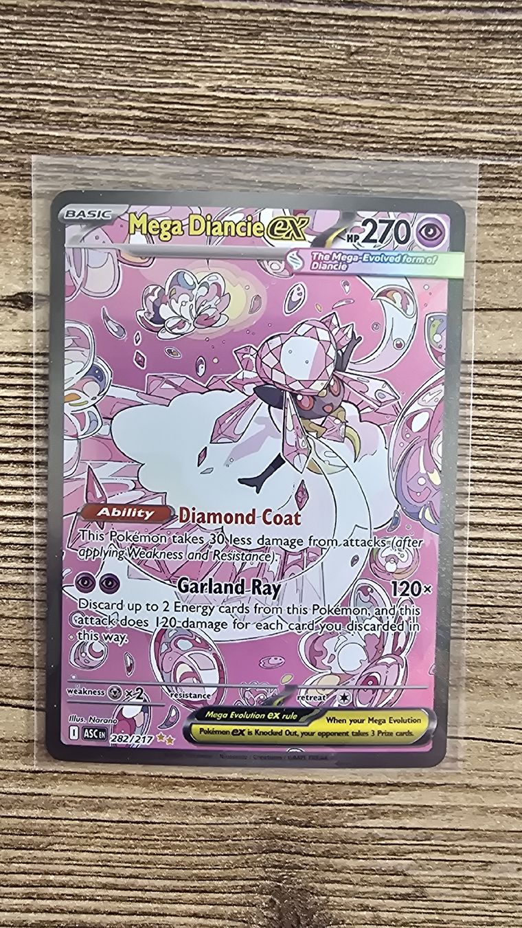 Pokémon Carte collezionabili: Mega Diancue ex 282/217 ASC Pokemon EN – Nuovo (secondo la descrizione) da Winterthur venduto da GreenSkyline