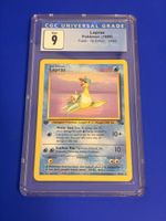Pokemon Lapras Fossil 1st Edition und Starmie Base Set CGC 9