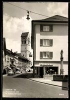 AK Uznach /SG, Hauptstrasse mit St. Antoniusbrunnen