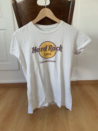 Hard Rock Cafe T-Shirt Kopenhagen weiss Grösse M